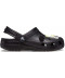 Toddler Classic Glow-In-the-Dark Black Cat Clog