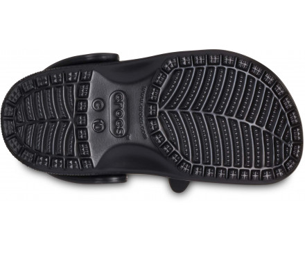 Toddler Classic Glow-In-the-Dark Black Cat Clog