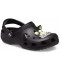 Toddler Classic Glow-In-the-Dark Black Cat Clog