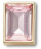 Pink Rectangle Gem