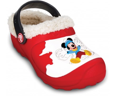 Disney Snow Mickey Mouse Lined Custom Clog 