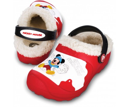 Disney Snow Mickey Mouse Lined Custom Clog 