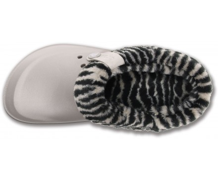 Blitzen II Animal Print Fuzz Lined Clog