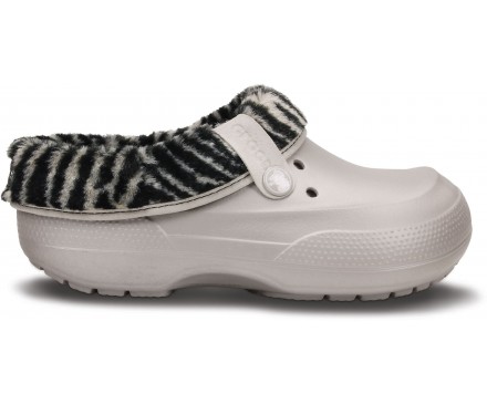 Blitzen II Animal Print Fuzz Lined Clog