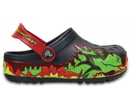 Kids’ CrocsLights Fire Dragon Clog