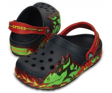 Kids’ CrocsLights Fire Dragon Clog