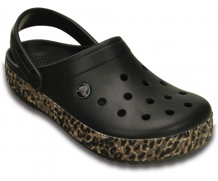 Crocband™ Leopard Clog