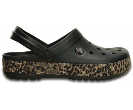 Crocband™ Leopard Clog