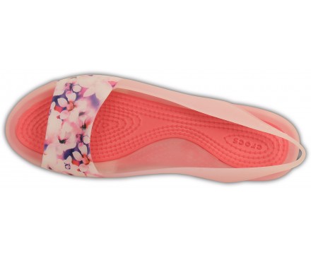 Women’s ColorBlock Soft Floral Flat