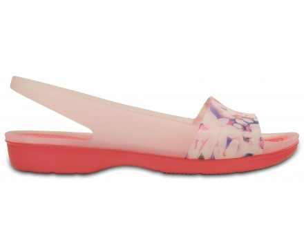 Women’s ColorBlock Soft Floral Flat