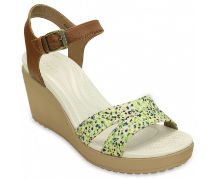 Women’s Leigh II Ankle Strap Graphic Wedge