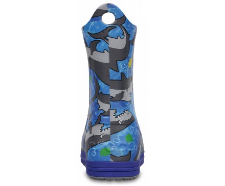 Kids’ Crocs Bump It Graphic Rain Boot