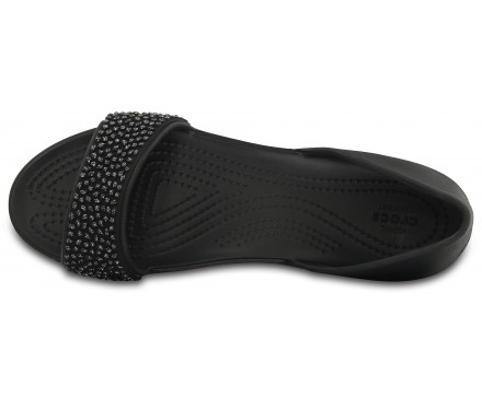 Women's Crocs Lina Embellished D'Orsay Flat Women's Crocs Lina Embellished D'Orsay Flat