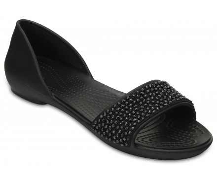Women's Crocs Lina Embellished D'Orsay Flat Women's Crocs Lina Embellished D'Orsay Flat