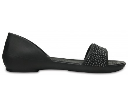 Women's Crocs Lina Embellished D'Orsay Flat Women's Crocs Lina Embellished D'Orsay Flat