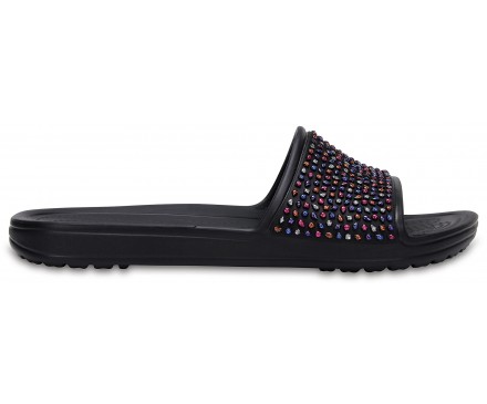 Crocs embellished hot sale slide