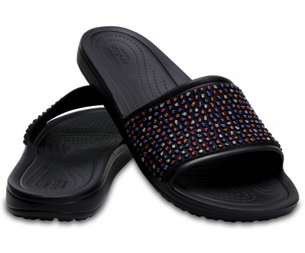 Women's Crocs Sloane Embellished Slides