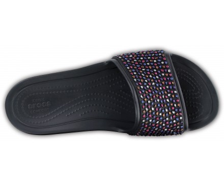 Women's Crocs Sloane Embellished Slides