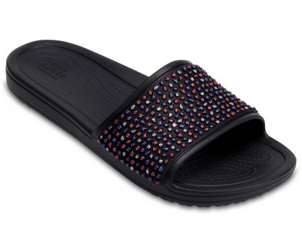Women's Crocs Sloane Embellished Slides