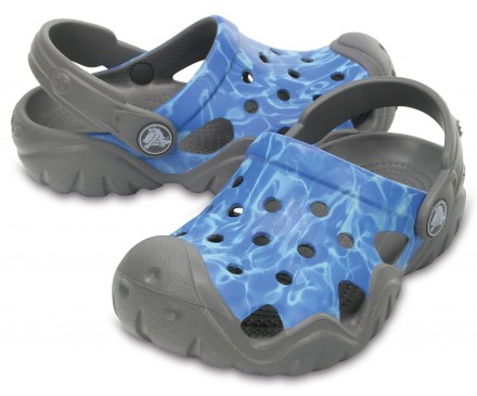  Kids' Swiftwater Graphic Clogs