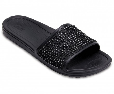 Women's Crocs Sloane Embellished Slides