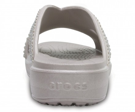 Women's Crocs Sloane Embellished Cross-Strap Sandals