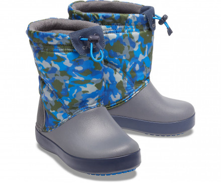 Kids’ Crocband™ LodgePoint Graphic Winter Boot