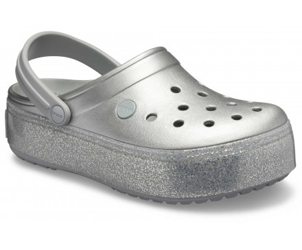 Crocband™ Platform Metallic Clog