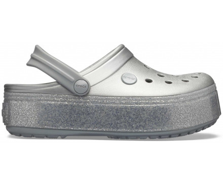 Crocband™ Platform Metallic Clog