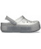 Crocband™ Platform Metallic Clog