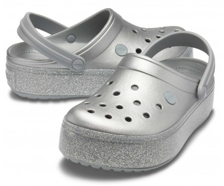 Crocband™ Platform Metallic Clog