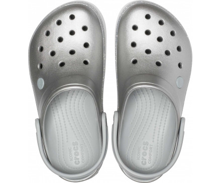 Crocband™ Platform Metallic Clog