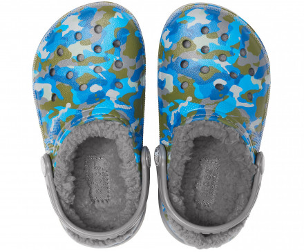 Kids’ Classic Printed Lined Clog