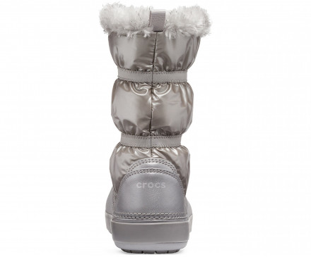 Girls’ Crocband™ LodgePoint Metallic Winter Boot