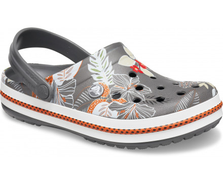 Crocband™ Botanical Print Clog