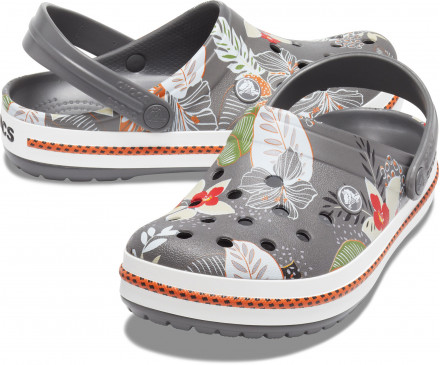 Crocband™ Botanical Print Clog