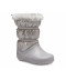 Girls’ Crocband™ LodgePoint Metallic Winter Boot