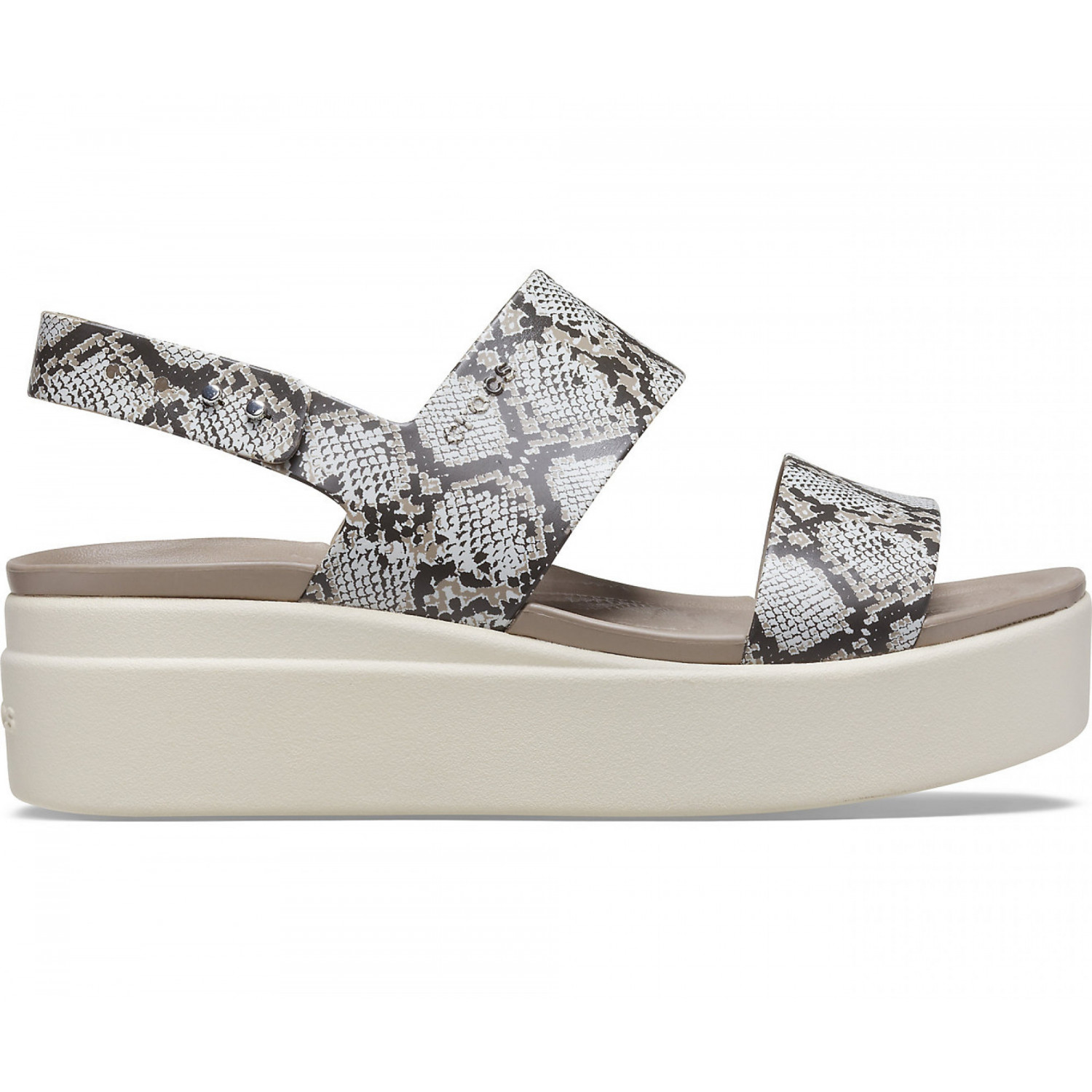 crocs brooklyn low wedge navy