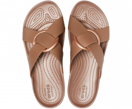 Women's Crocs Serena Cross-Band Slide