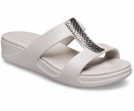 Women's Crocs Monterey Metallic Slip-On Wedge