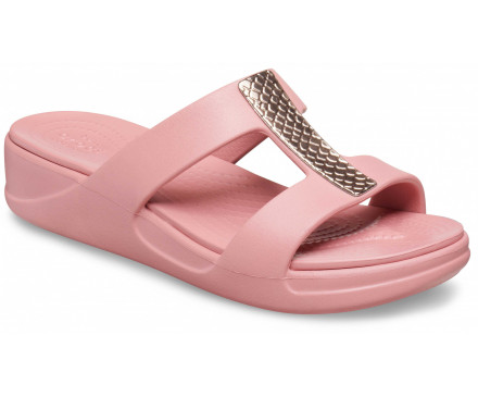 Women's Crocs Monterey Metallic Slip-On Wedge