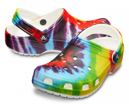 Classic Tie-Dye Graphic Clog
