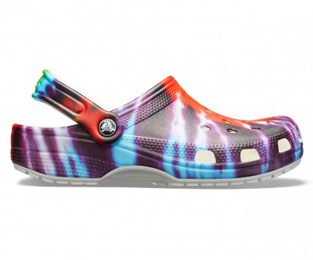 Classic Tie-Dye Graphic Clog
