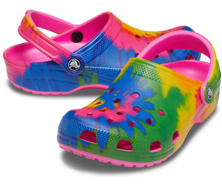 Classic Tie-Dye Graphic Clog