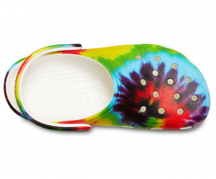Classic Tie-Dye Graphic Clog