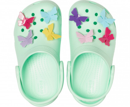 Kids' Classic Butterfly Charm Clog