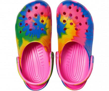 Classic Tie-Dye Graphic Clog