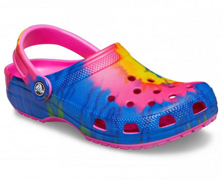 Classic Tie-Dye Graphic Clog