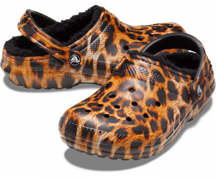 Classic Lined Animal Print Clog