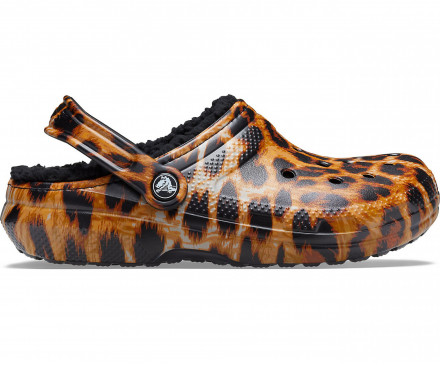 Classic Lined Animal Print Clog
